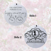 Campana de viento personalizada de aniversario AWC019